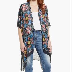 Rebecca Minkoff City Floral Ruana